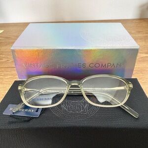Vintage Burberry Eyeglass Frames by Safilo New-Old Stock